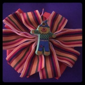 Handmade fall hair bow